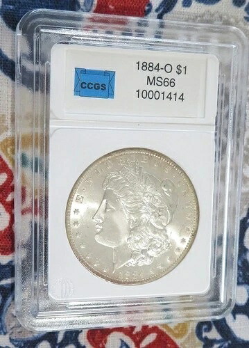 1884 0 - モルガン銀貨 - CCGS - ブラストホワイト - VGC 207,900円