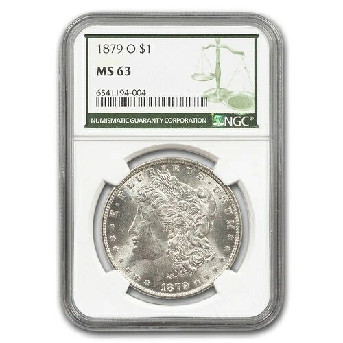 1879-O モルガン・ダラー MS-63 NGC (グリーンラベル)｜WORLD RESOURCE【QUEEN店】