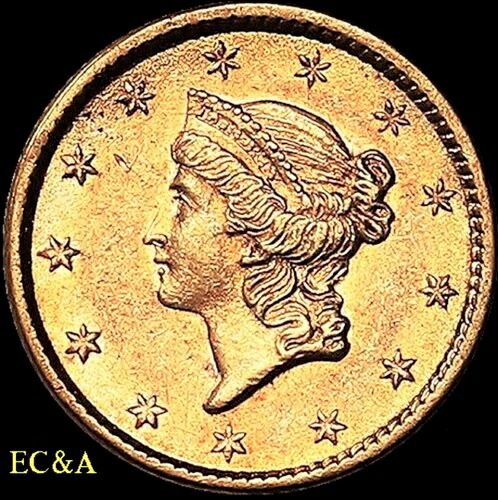 1853年 1ドル金貨 未流通 ($1GC003)｜WORLD RESOURCE【QUEEN店】