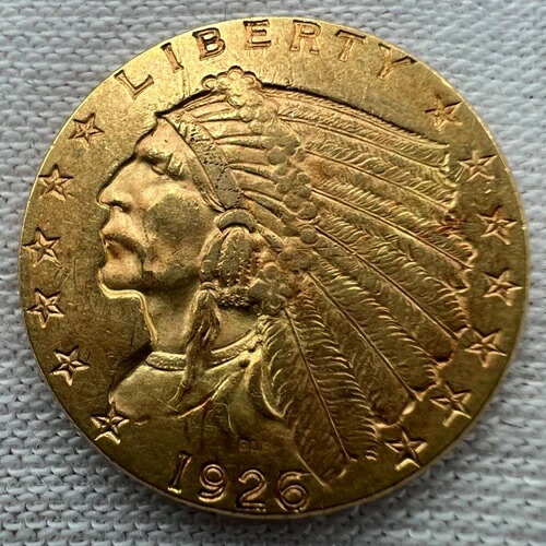 1926年 金貨 2.5ドル インディアンヘッドクォーターイーグルコイン｜WORLD RESOURCE【QUEEN店】