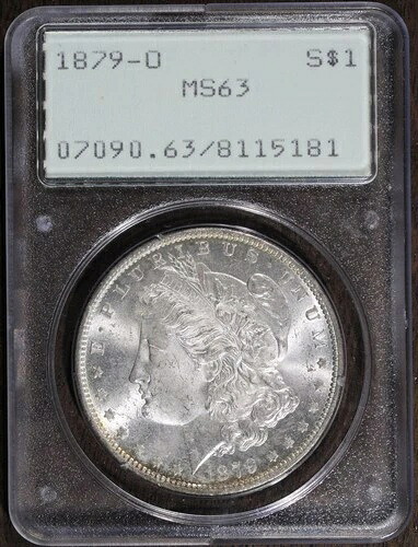 1879-O (MS63) モーガン シルバー ダラー $1 PCGS ラトラー - 日付がより良いラトラー!｜WORLD RESOURCE【QUEEN店】