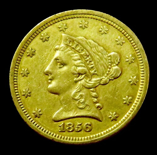 1856年 金貨 2.50ドル リバティヘッドクォーターイーグルコイン