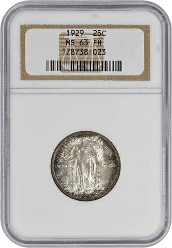 1929-P スタンディング・リバティ・シルバー・クォーター MS63FH NGC