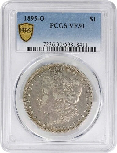 1895-O モルガン銀貨 VF30 PCGS
