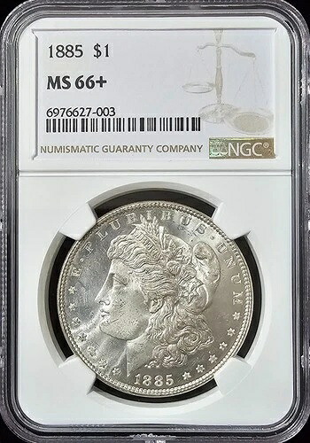 1885年 モルガン・ダラー MS-66+ NGCビデオ｜WORLD RESOURCE【QUEEN店】