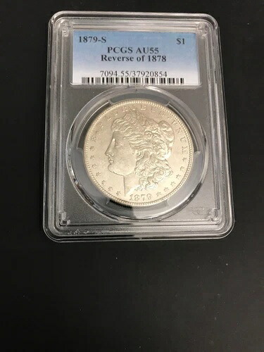 1879 S rev 78 モルガン・ダラー PCGS AU 55｜WORLD RESOURCE【QUEEN店】