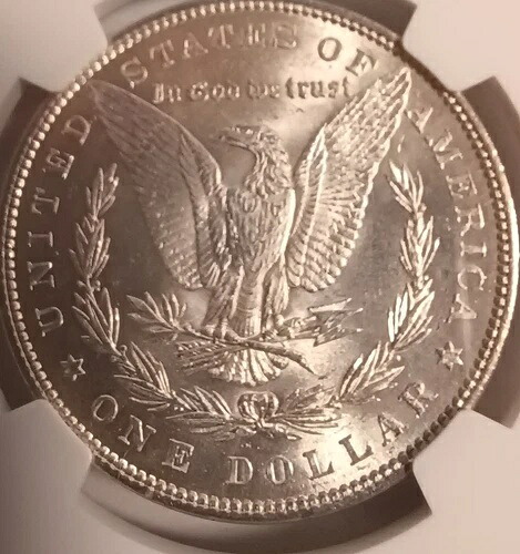1878年 7TF 79 ms62 モルガン銀貨の裏面