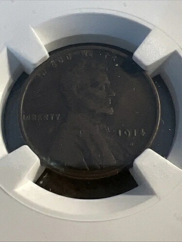 1914-D リンカーン・ウィート・セント 1C - NGC AU 詳細 環境希少キーデート J-258