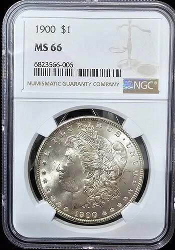 1900年 モルガン・ダラー MS-66 NGC ビデオ