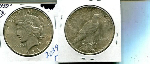 1935年 Sピース シルバードル CH BU 2039T-