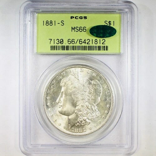 1881-S $1 PCGS/CAC MS66 - モルガン・ダラー
