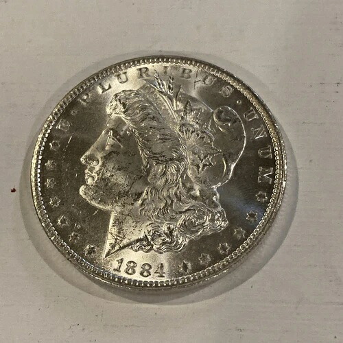 1884年製 モーガン銀貨 ブリリアント 未使用品