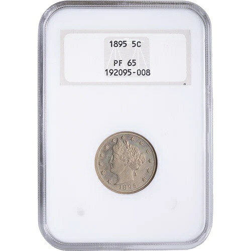 1895年 リバティ「V」ニッケル ~ NGC PF 65 ~ オールド・ファッティ・ホルダー
