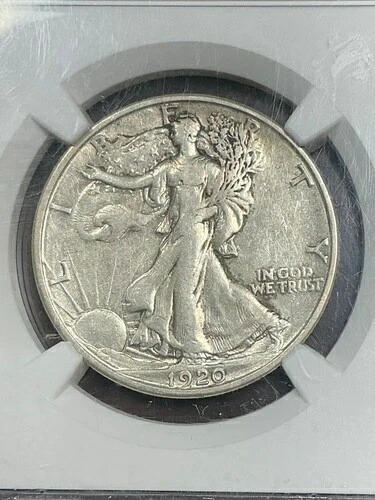 NGC XF45 1920 S ウォーキングハーフドル タフ希少 日付- 114,950円