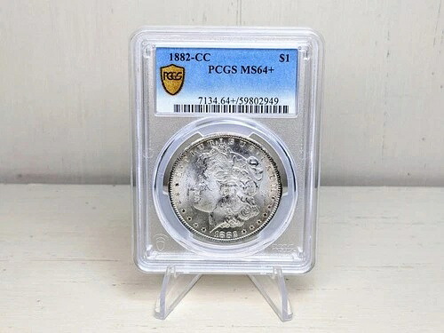 1882年-CC モルガン銀貨 PCGS MS64+ グレード (カーソンシティ)