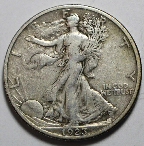 1923年 Sウォーキング・リバティ・ハーフダラー PH678｜WORLD RESOURCE【QUEEN店】