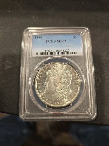 1886年 PCGS MS62 ドル