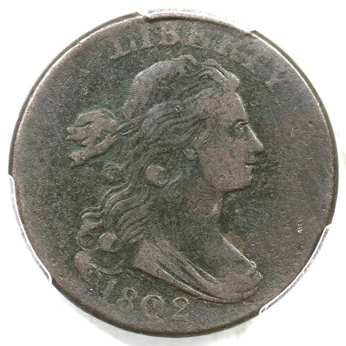 1802 S-238 R-4 PCGS VF 詳細 ドレープバスト ラージセントコイン 1セント｜WORLD RESOURCE【QUEEN店】