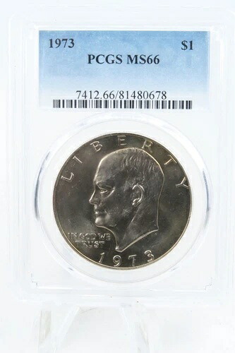 1973年-P PCGS MS66 アイゼンハワー アイクドル ビジネス ストライク- 114,950円