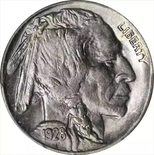1928-D バッファローニッケル PCGS MS65