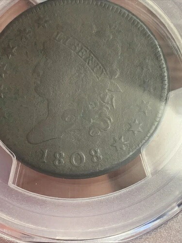 1808 1セント クラシック ヘッド ラージ セント PCGS 細部まで精巧に仕上げた、215年前の素晴らしいコイン。｜WORLD RESOURCE【QUEEN店】