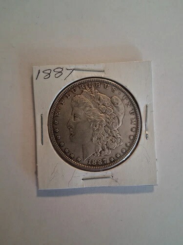 米国 1 ドル、モルガン ドル、1887 年
