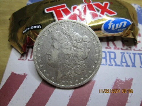 1895-O モルガン・ダラー 非常に良好なキーデート