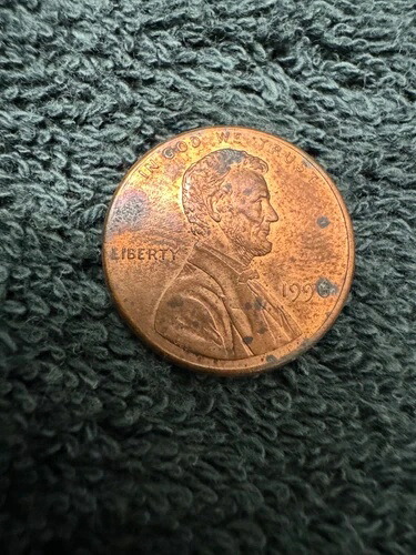 1996年製 ペニー貨幣（ミントマークなし、希少品）