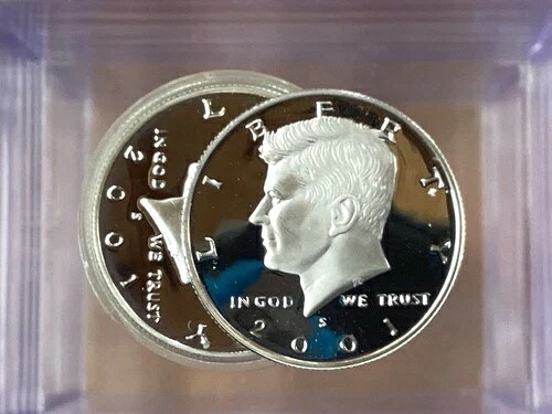 2001-S ケネディ銀貨ハーフダラー ジェム DCAM プルーフ 20枚入り