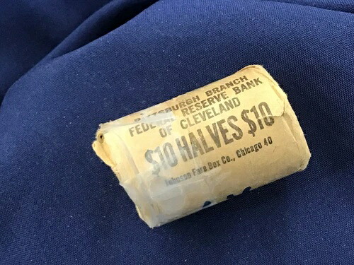 1964年 ケネディ銀貨ハーフドル OBW オリジナルロール 20枚入り チョイス BU E0709