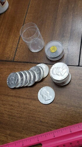 20 - 1963年フランクリン未流通ハーフドル50セント銀貨90%