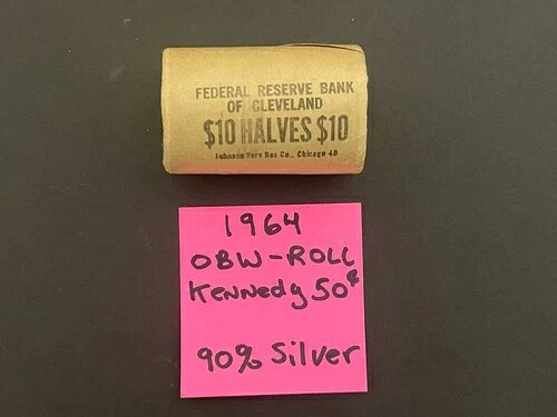1964年 OBW 90% シルバー ケネディ ハーフロール ---20