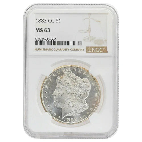 1882-CC モルガン・ダラー MS63 NGC