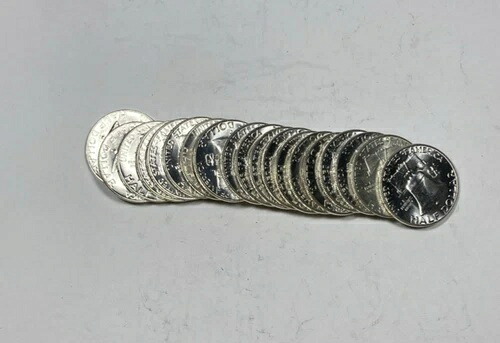 1963-D フランクリン ハーフ .50。90% シルバーロール。20枚（未使用）。｜WORLD RESOURCE【QUEEN店】