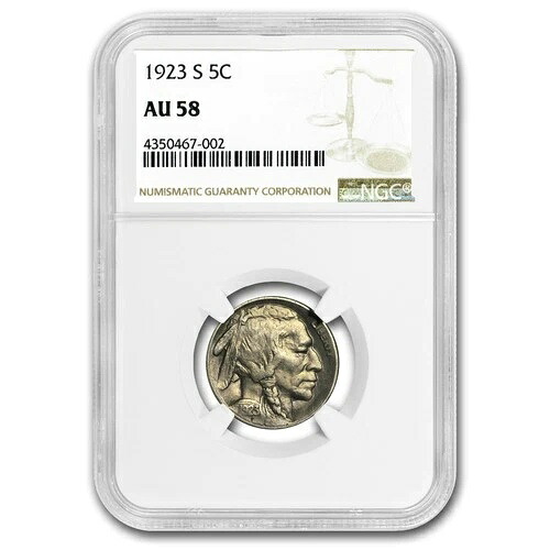 1923-S バッファローニッケル AU-58 NGC｜WORLD RESOURCE【QUEEN店】