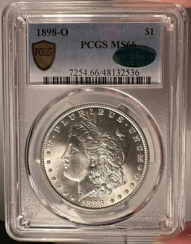 1898-O $1 PCGS MS 66 CAC モルガン銀貨｜WORLD RESOURCE【QUEEN店】