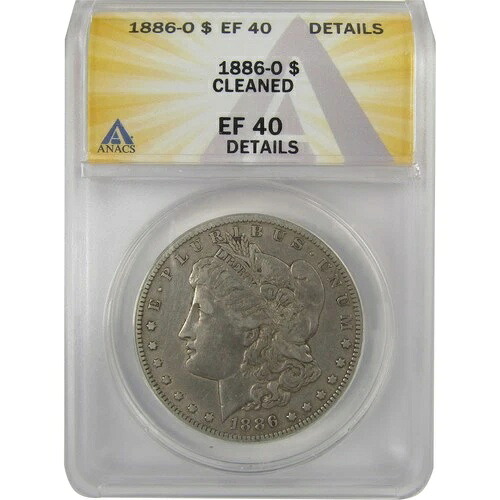 1886年 O モーガンドル EF 40 詳細 ANACS シルバー $1 コイン SKU:I20375-
