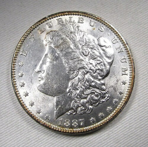 1887 ERROR シルバー モルガン ダラー VCH AU コイン AP42 44,330円