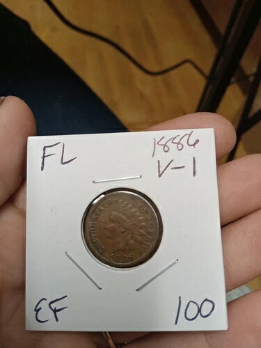 1886 インディアンヘッド 1C #1