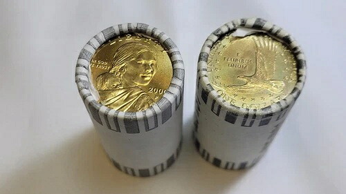 2 2000-P $1 サカガウィアドルロールのロット- 44,330円