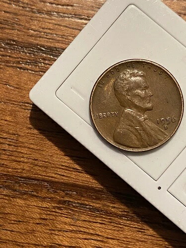 1956 D ウィート ペニー-
