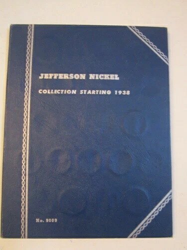 1938年から1961年までのジェファーソン・ニッケル78枚セット（コレクションブックレット2冊入り）