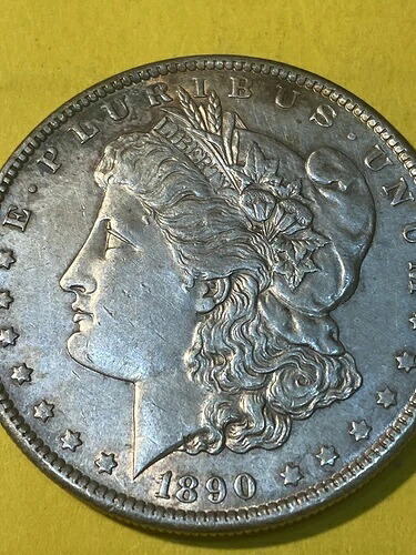 1890年代のモルガン銀貨 XF AU