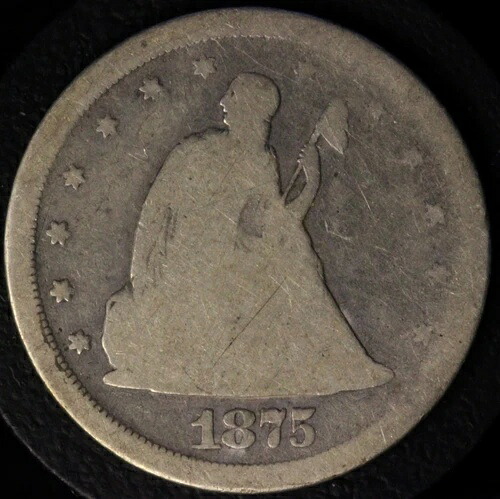 1875年 S 20セントピース-