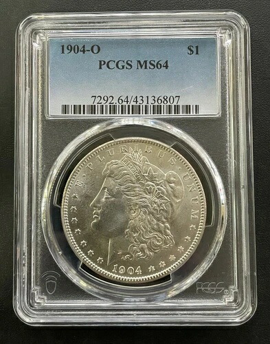 1904年 O モーガン銀貨 $1 PCGS MS-64、高品質コイン