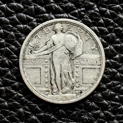 (ITM-6159) 1917-P タイプ 1 スタンディング リバティ クォーター ~ VF+ ~ 同梱発送! 46,200円