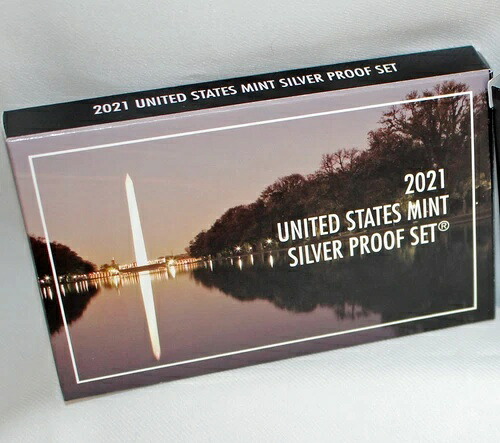 2021 S 米国造幣局 年間 7 シルバーコイン プルーフセット 箱と鑑定書付き -|WORLD RESOURCE【QUEEN店】