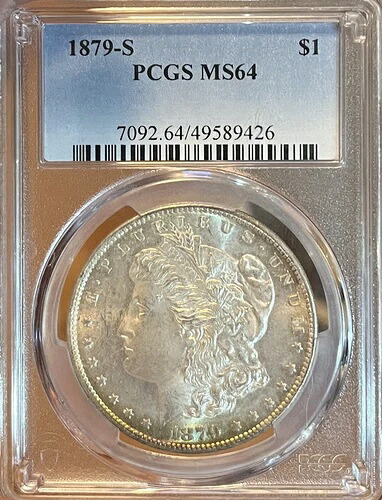1879-S PCGS MS64 PQ モルガン銀貨｜WORLD RESOURCE【QUEEN店】