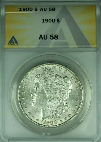 1900年 モルガン銀貨 1ドル硬貨 ANACS AU-58 (45D)|WORLD RESOURCE【QUEEN店】