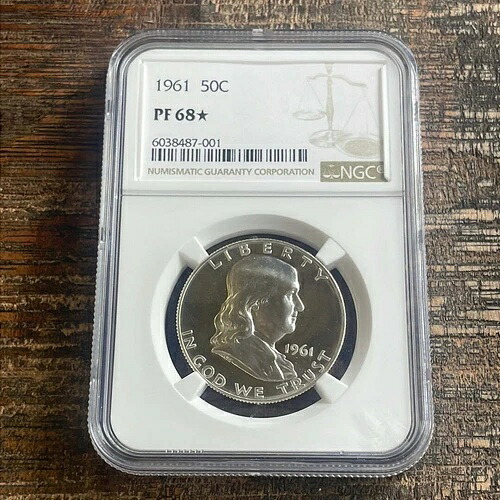 1961年 50セント フランクリン ハーフ ドル NGC PF68 STAR。｜WORLD RESOURCE【QUEEN店】